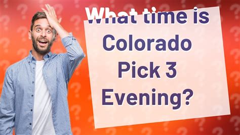 Cold Numbers 6, 8, 5. . Colorado pick 3